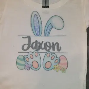 Coustom Easter Bunny shirts Tshirt Top Summer