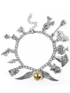 Magic Themed Charm Bracelet, Witchy Jewelry, Cute Adjustable Jewelry for Women & Men, Fashion Jewelry for Party, Daily Decor, Trendy All-match & Exquisite Jewelry for Birthday Gift