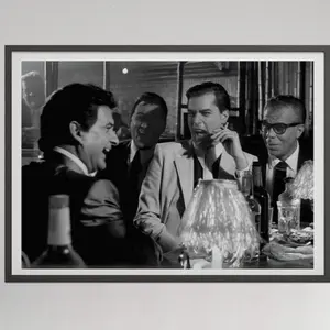 Goodfellas Poster, Funny Wall Art, Bar Cart Print, Retro Movie Poster, Goodfellas Movie Print, Gangster Poster