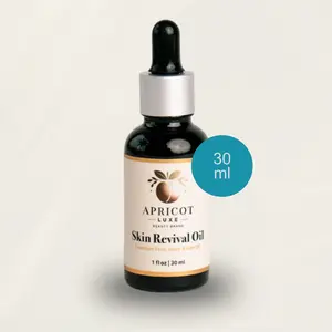 Apricot Luxe Skin Revival Oil with Vitamin E for Hydrating & Radiance 30ml Natural Moisturizer for Dry Sensitive Skin