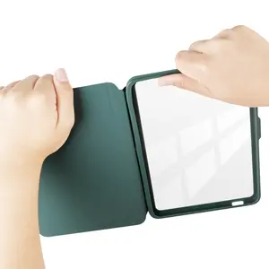 Detachable Snap-fit Clear Acrylic Case for 6 Inch Kobo Clara 2E 2022 E-Reader, Auto Sleep Wake Slim Protective Cover
