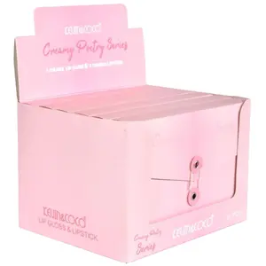 Sets Brillo y Barra de Labios Serie Creamy Poetry Kevin & Coco - Venta al por Mayor Display 6 Sets (KC1030-B)