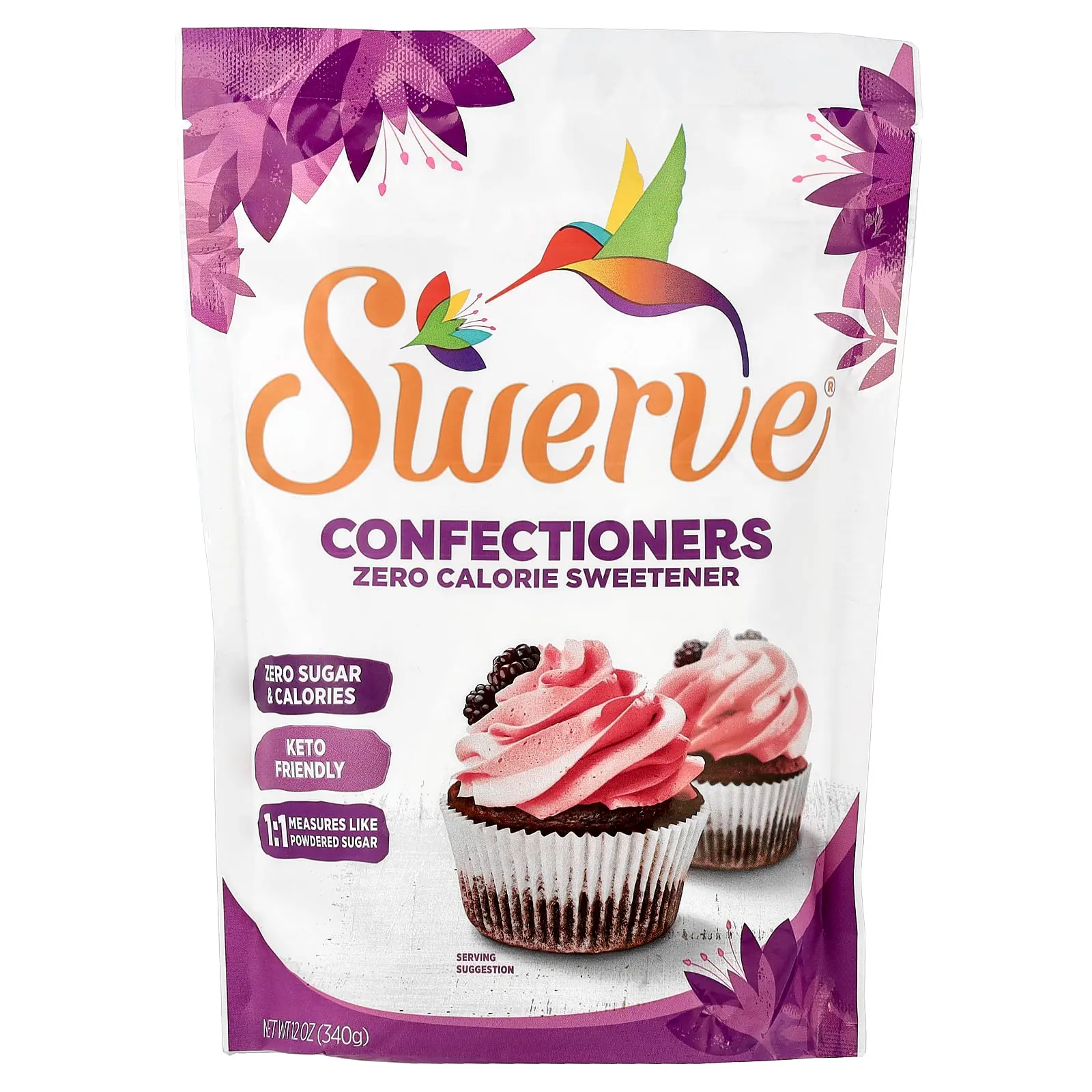 Swerve Confectioners Zero Calorie Sweetener, 12 oz (340 g)