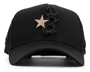 Adfg M Beaded Hat B Stard in Pink Gold G5*.