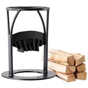 Wood Splitting Wedges Manual Firewood Kindling Splitter for Wood Cast Iron Log Splitting Wedge Simple and Safe Wood Splitting Tool Ideal for Camping and Picnics