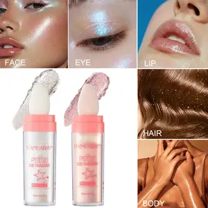 Shimmering Highlighter Podwer Stick, 1/3 Counts Long Lasting Body Glitter Powder, Body, Hair, Clothing for Party, Glitter Bar, Highlighter Makeup for Women & Girls