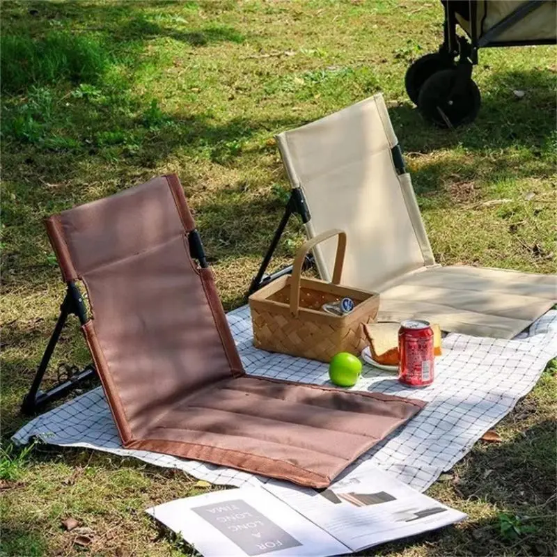 Foldable Camping Chair, Lightweight Comfortable Camping Chair, Portable Single Person Lazy Chair, Outdoor Chair for Park, Beach, Camping, Hiking, Picnic Chair, Outdoor Lawn Chair, Camping Folding Chair, Folding Camping Chairs