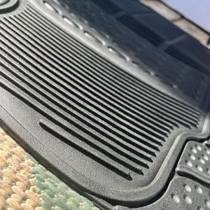 BDK ProLiner Floor Mats for Cars Trucks SUV, 3-Piece All-Weather Car Mats with Universal Fit Design, Durable Car Floor Mats with Capture Ridges, Waterproof Rubber Floor Mats for Cars Car Accessories Vehicle