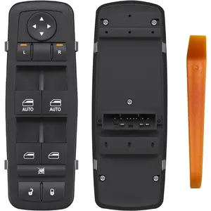 Master Power Window Switch Driver Side Door Lock Control Button Replacement for 2011-2020 Chrysler 300/200, 11-19 Dodge Charger, 16-22 Ram 1500/2500/3500 11PINS- Replaces OEM 68139805AB, 56046823AE