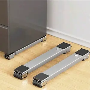 A Robust Solution For Moving Appliances! Adjustable Height Base For Refrigerators And Washing Machines, Supporting Up To 800 Lbs, Equipped With 24 Silent Casters, Locking Mechanism, And Expandable Bracket, Perfect For Moving Large Appliances.