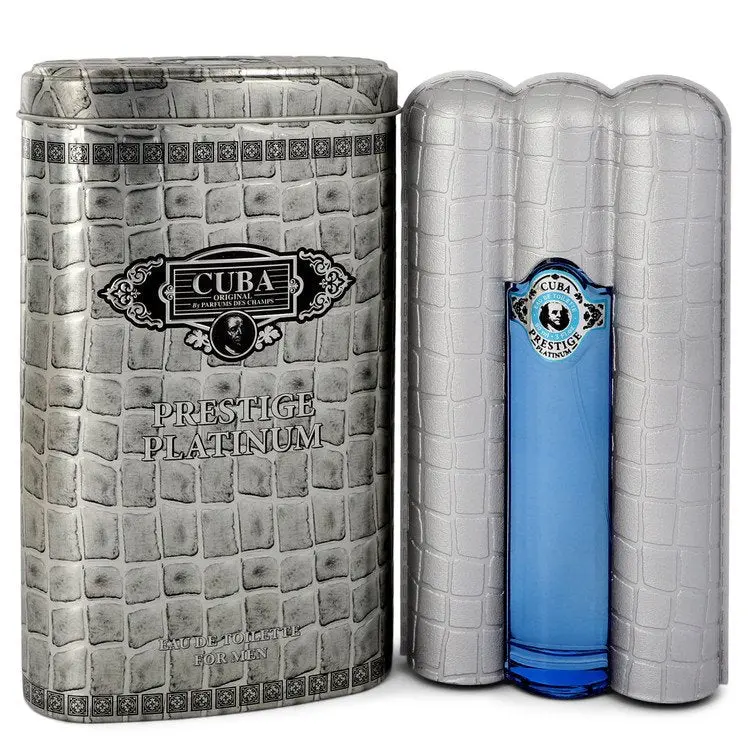 Cuba Prestige Platinum by Fragluxe Eau De Toilette Spray 3 oz for Men