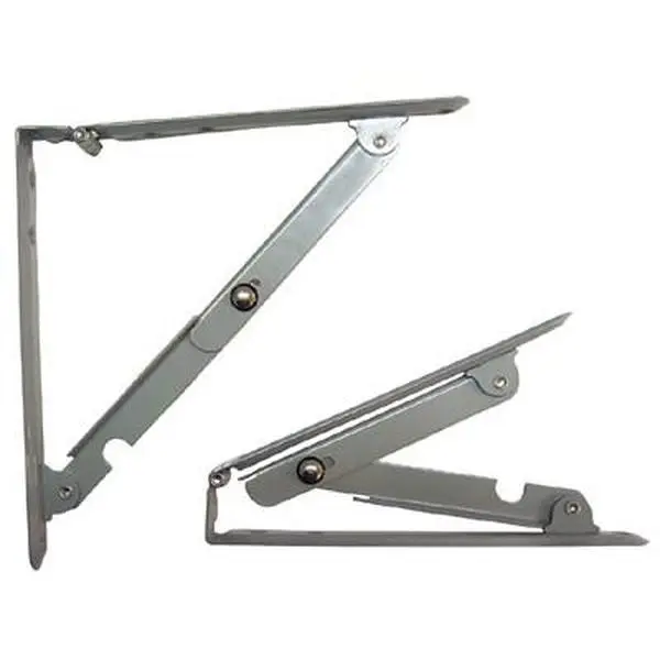 212 MAIN Heavy Duty Metal Folding Shelf Bracket, Model SP179412, 12x12 in, 88lbs Max Load Capacity, for Household Shelf Support