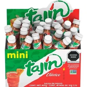 Mini Tajín Bottles Snack Pack, 40-Piece Assortment