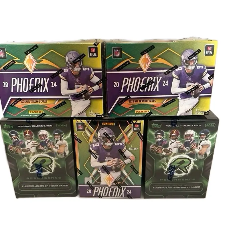 BREAK #1   3 2024 PANINI PHOENIX FOOTBALL BLASTER BOX, 2 TOPPS RESURGENCE BLASTER BOX.   -  PICK YOUR TEAM - PYT