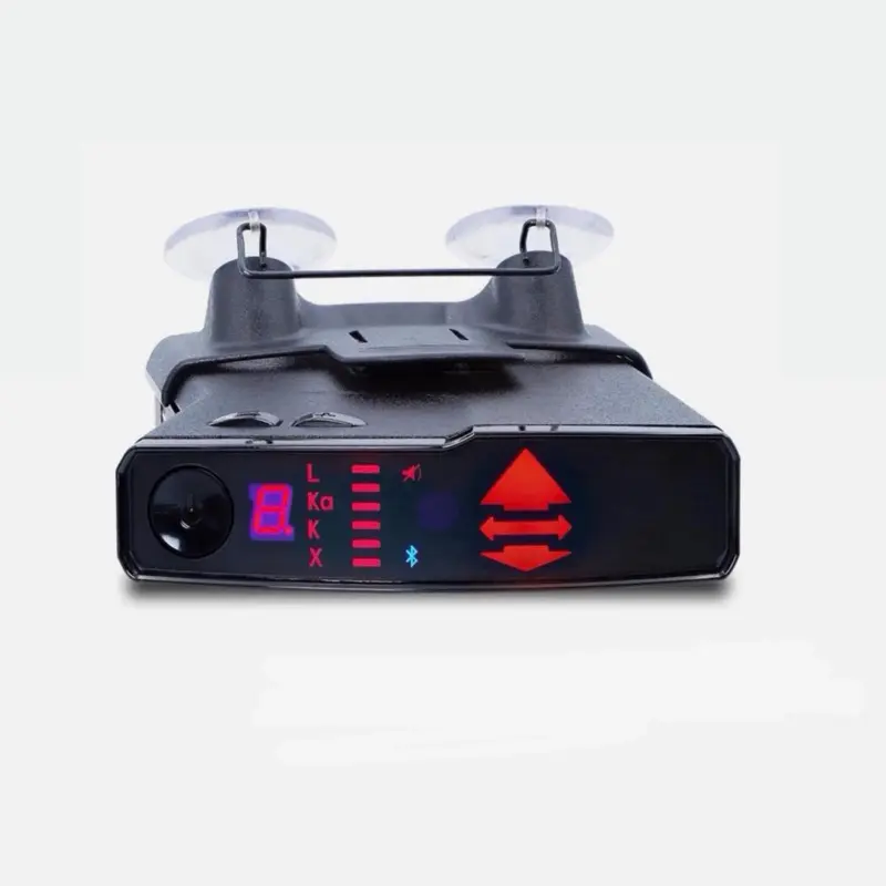 V1 Gen2 Radar Detector - Long-Range Laser & Radar Locator with Built-in Bluetooth 5.0, Directional Arrows, High-Performance Signal Processing, Android Compatibility, Connector Spare Fuse for Specialized Awareness