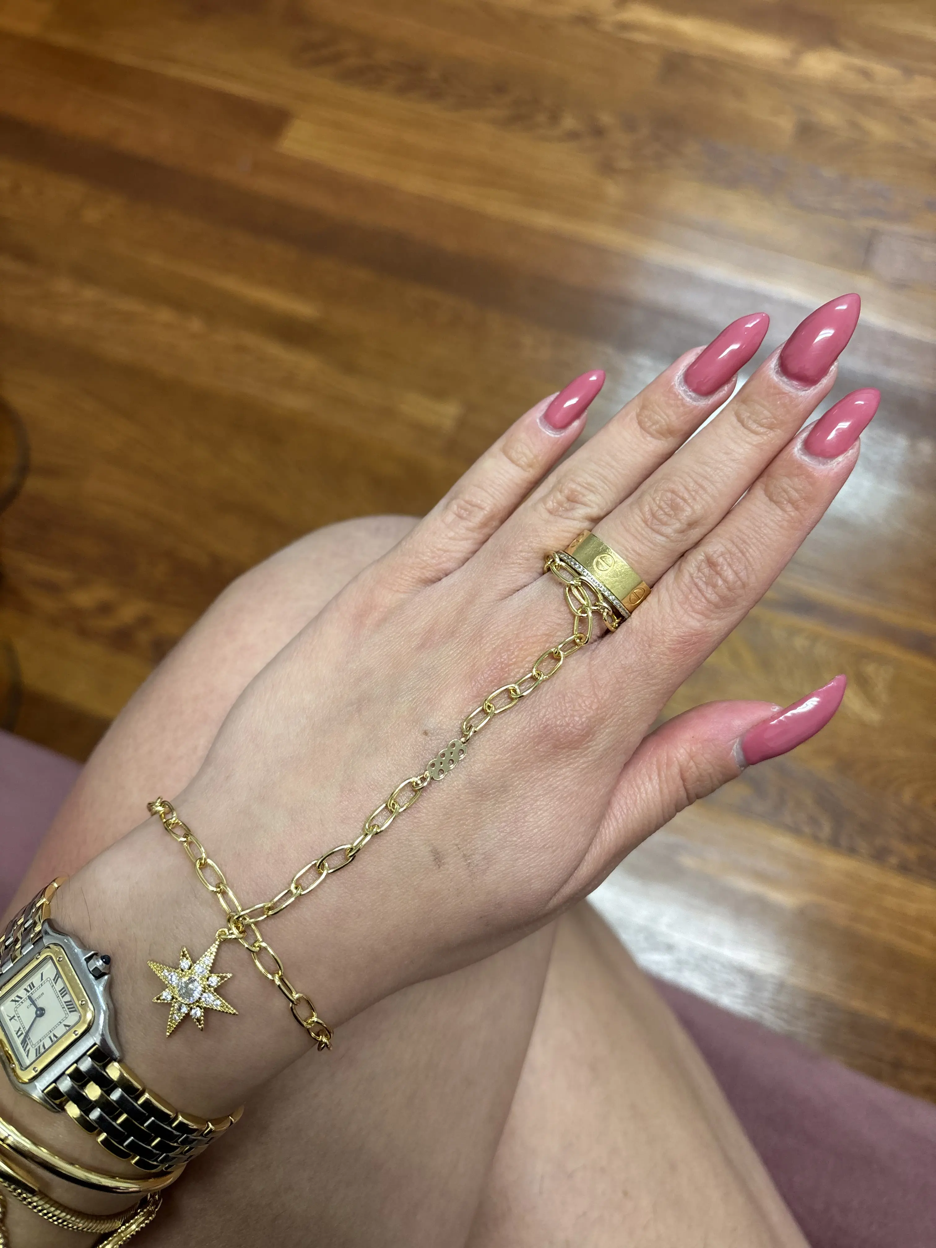 Angel Number Hand Chain, Fashion Costume Jewelry Bracelet for Women