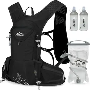 Hydration Pack Backpack, Lightweight Water Backpack with 2L Leakproof Hydration Bladder Daypack for Men Women,Running Hydration Vest for Outdoor Trail