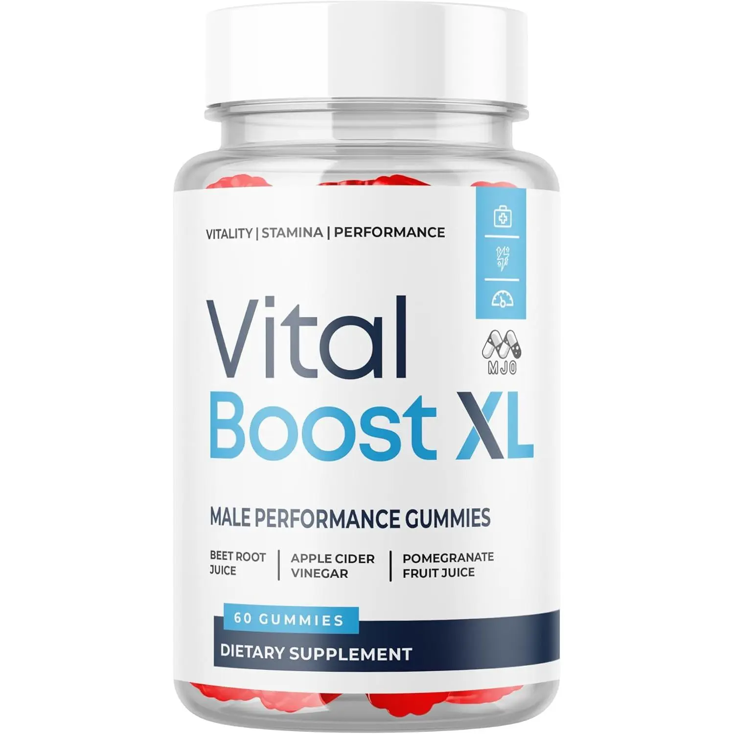 Men Vitality Support Gummies Advanced Formula with Natural Ingredients for Energy Stamina Performance Immune Support Daily Wellness Supplement for Active Lifestyle Fitness Hormone Balance Stress Support