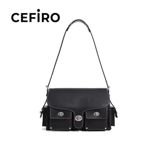 CEFIRO Turnlock SOFT TABBY Stylish Crossbody Bag for Everyday Use
