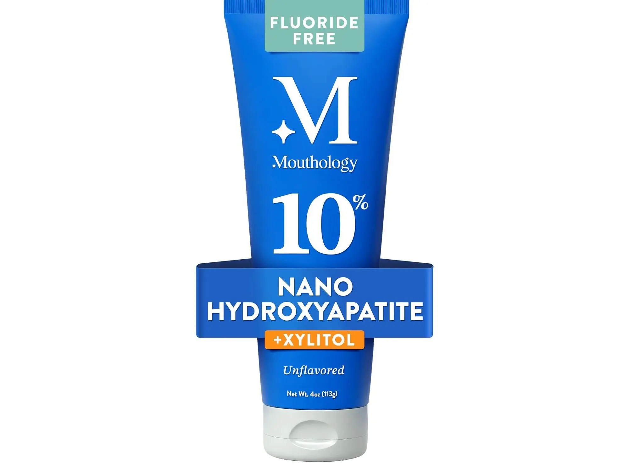 Mouthology Extra Sensitive 10% Nano Hydroxyapatite Toothpaste | Extra sensitive relief with potassium nitrate + 10% nano hydroxyapatite. Fluoride free, SLS free, remineralizing. USA made.