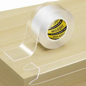 Clear Edge Protector Strip, 1.57in x 3.28FT, Sharp Edge Wrap Cover Tape, Self Adhesive Protective Corner Bumper Guards for Cabinet Door Desk Glass Table Bed Furniture, Kitchen Countertop