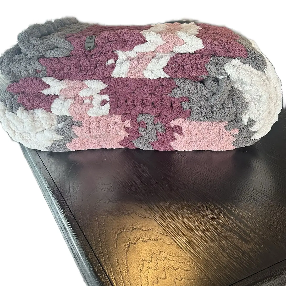 Handmade Chunky Knit Blanket - Soft, heavy and kozy