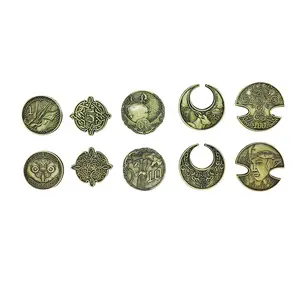 Adventure Coins – Elven Metal Coins Elf Set of 10