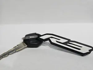 R3 Motorcycle Keychain 3D Printed