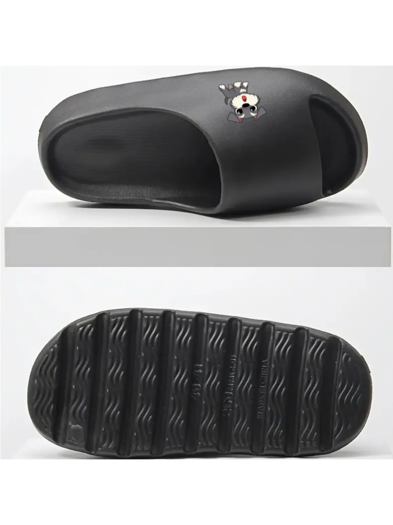 Adorable Gray Schnauzer Puppy Print Coconut Slippers for Women and Men Soft Non-Slip Summer Beach Shoes with Cute Dog Pattern Comfortable Home Slippers for Daily Wear