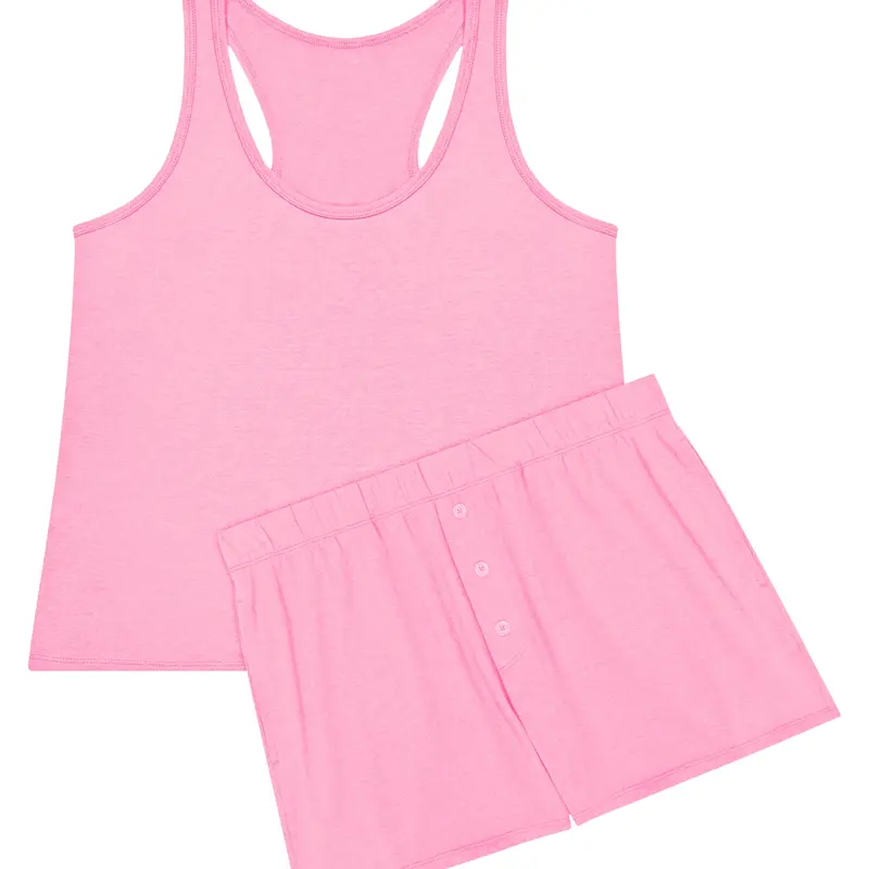 Hanes Originals Comfywear Women's Pajamas Set, Sleep Top & Shorts, Loungewear