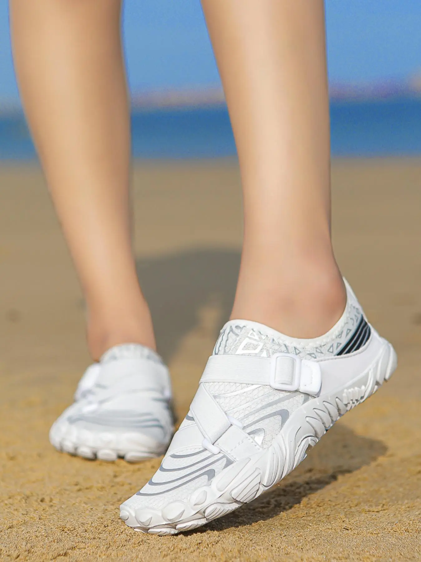 Unisex Colorblock Breathable Water Shoes, Quick Dry Shoes, Lightweight Comfortable Sports Shoes for Outdoor Sports, Beach Swimming, Sports Shoes for Men & Women, Quick Drying Shoes, Water Footwear