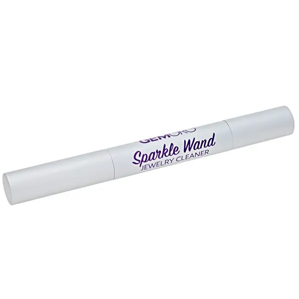 JTV GEMORO Sparkle Wand On-The-Go Jewelry Cleaner with Microfiber Polishing for Brilliance & On-the-Go Convenience Compact Design Travel Friendly Effortless Cleaning Solution - Household