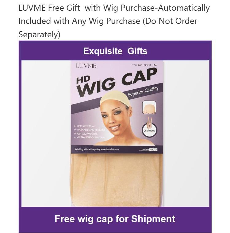 【Not For Sale】LUVME Free Gift  with Wig Purchase-Automatically Included with Any Wig Purchase (Do Not Order Separately)