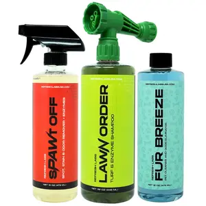 Pet Odor Reset Kit – Indoor & Outdoor Enzyme Cleaner for Dog & Cat Odor | Turf, Floors, Furniture & Home