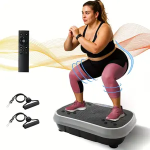 Fitness step vibration platform trainer, full-body vibration trainer, standing rocking board, used for home exercise