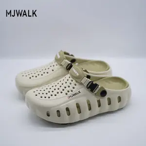 Men's Summer Breathable Clogs Waterproof Anti-Slip Quick-Dry Lightweight Thick Sole Outdoor Beach Garden Sandals