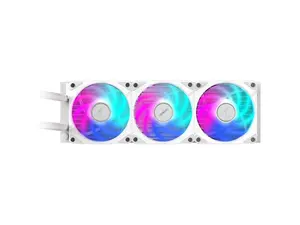 AORUS WATERFORCE II 360 ICE Liquid CPU Cooler, 360mm Radiator with 3x120mm low noise ARGB Fans, compatible with Intel LGA1700, 1851 and AMD AM5 (GP-AORUS WATERFORCE II 360 ICE G2)