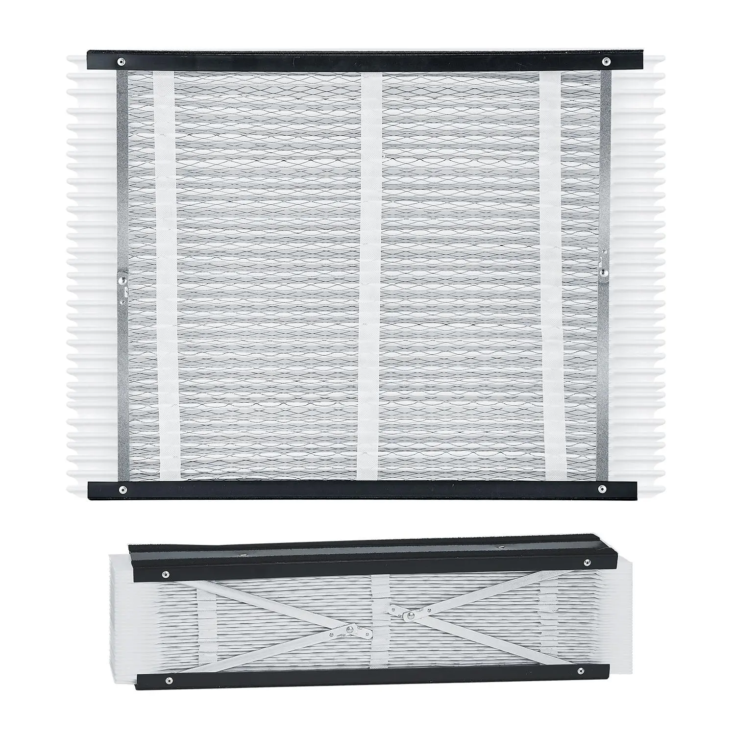 【summerfinds】VEVOR 20 x 25 x 4 Furnace Filter, MERV 16 HVAC Ac Filters,12-Month Electrostatic Pleated Air Conditioner Filters, 2-Pack (Actual Size: 20.47 x 25.20 x 3.98 Inch) for Capturing Dust, Smog, Pet Dander