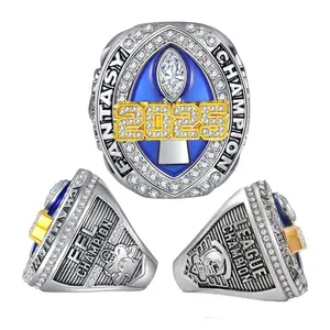 New 2026 ring Commemorative Ring Stainless Steel ring for boyfriend gift Champion accessories for Fantasy football fans gift