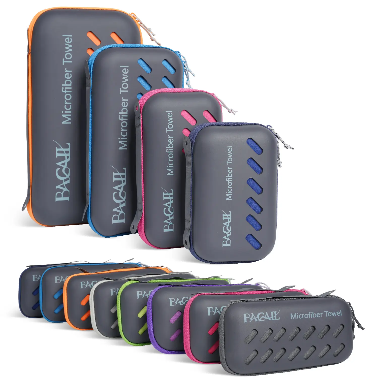 【SummerSale】BAGAIL Microfiber Towel Quick Dry Camping & Travel & Gym Towel. Compact | Super Absorbent, Lightweight, Fast Drying. Suitable for Beach, Bath, Backpacking, Hiking, Swim tiktokshopbacktoschool