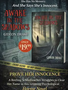 Awake in the Shadow - Signed English Thriller, Mystery, Suspense Novel - Literature & Art Books