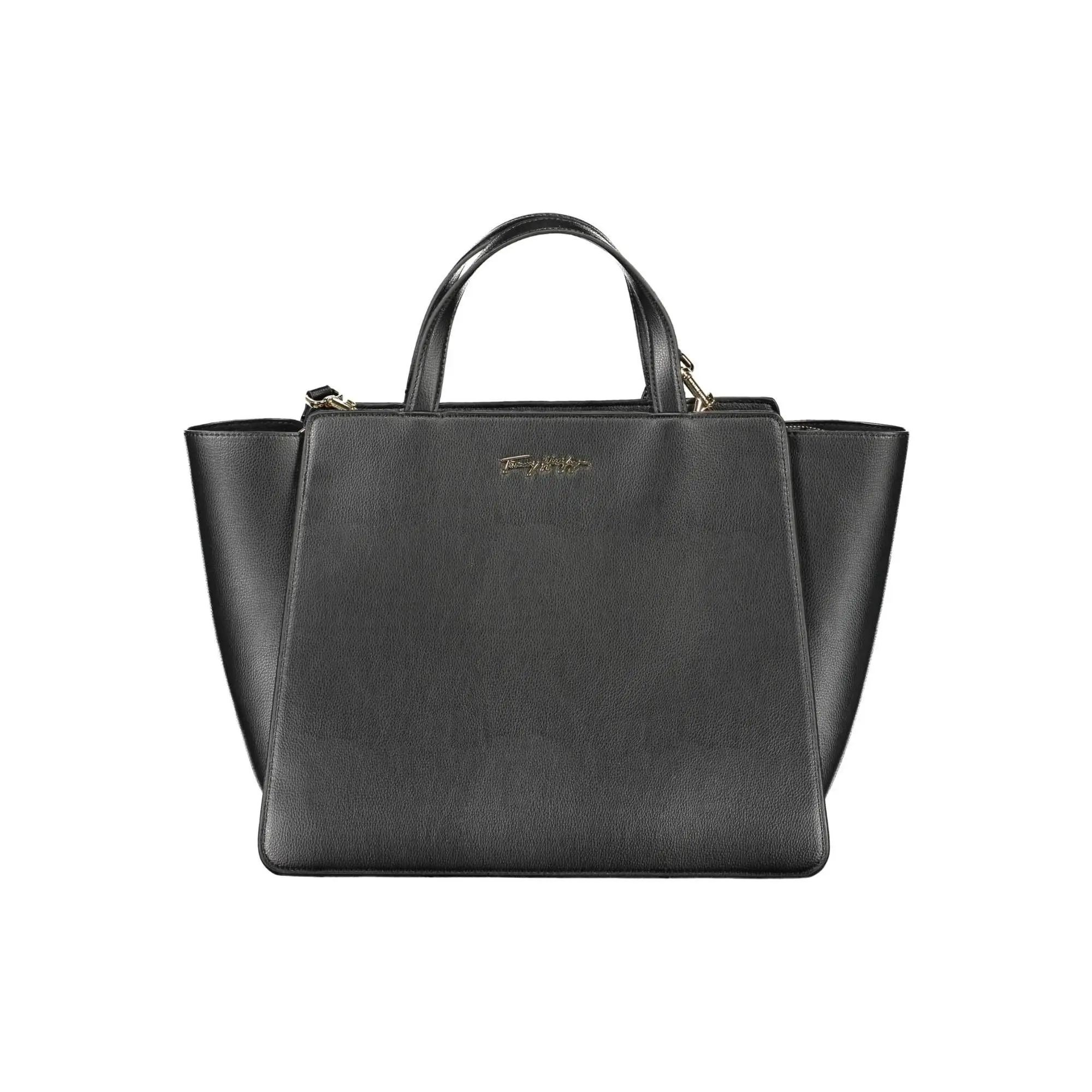 Tommy Hilfiger Black Polyester Handbag