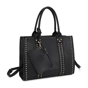 Kate Concealed Carry Lock and Key Satchel with Coin Pouch