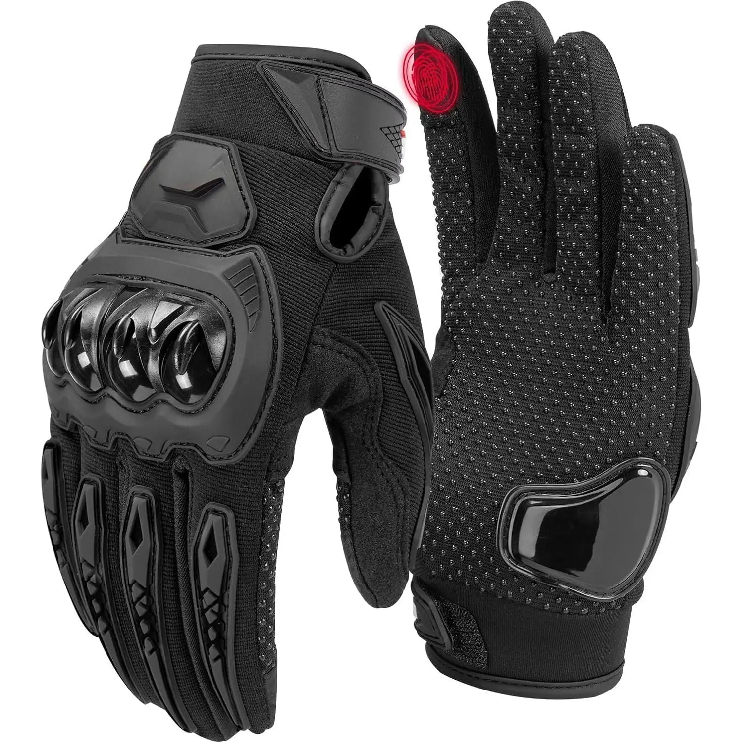 Motorcycle Gloves  Men/Women, Touchscreen Dirt Bike Gloves with Shell, Anti-Slip  Motorbike, Riding, Racing, Cycling, Dirt Bike, ATV, UTV, Motocross, BMX, Hiking