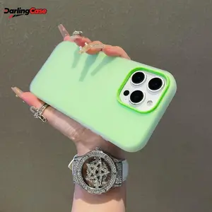 DarlingCase iPhone 17 Pro Max Jelly Case – Skin-Feel, Minimalist, and Full of Dopamine Color Energy, 2-in-1 Shockproof Cover Compatible with iPhone 11–17 Series (Pro / Pro Max / Plus)