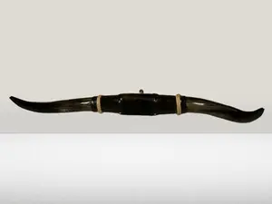 Jefe's SPECIAL #859 - 29" - XL "Doble Grande" Polished Mounted Bull Horns - Longhorns South West Art Decor