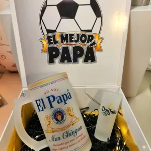 Father's Day Gift Set - 1x 16oz Drinking Vessel, 1x 3oz Shot Glass