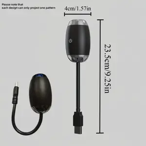 2026 New Starry Sky Projector Light, USB-Powered 360° Rotatable Ambient Lamp, Car Interior Lighting for Vehicle Roof, Bedroom