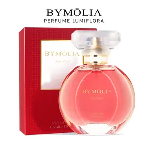 BYMOLIA Lumiflora Perfumes for women - Long Lasting Addictive Personal Fragrance Oil - Citrus Fruits & Jasmine Scent Eau de Parfum 1.7 Ounce 50ml Floral Travel Friendly Design Seductive Luxurious gift