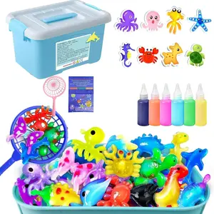 DIY Water Sprite Kit Magic Aqua Fairy Water Gel Kit for Kids Fun Soft Toys Water Pets Make Your Own Toys Crafts Birthday Gifts Party Favors